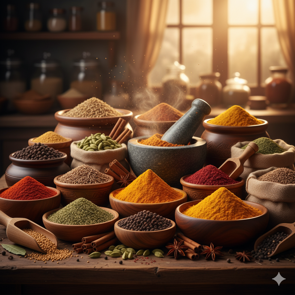 ادویه،گیاهان دارویی و محصولات فله