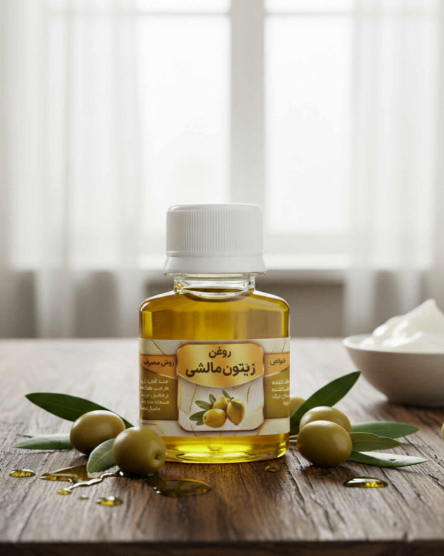 روغن زیتون مالشی طبیب بانو (60 سی‌سی) - درمان درد و شفاف‌کننده پوست